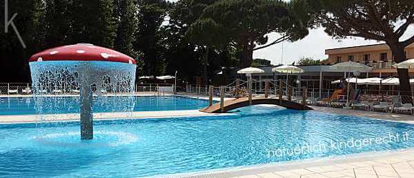 Schwimmbad Spaßbad Kinder Italien Emilia Romagna